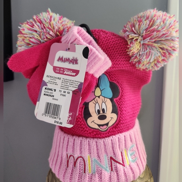 Disney Minnie Mouse Hat and Mittens Set - Picture 4 of 5